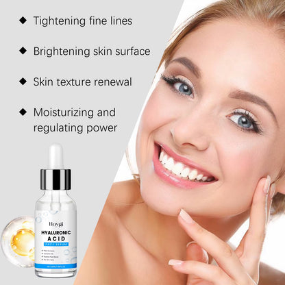 Suero de ácido hialurónico 50 ml suero facial antienvejecimiento con centella asiática hidratación profunda para una piel radiante para líneas finas arrugas